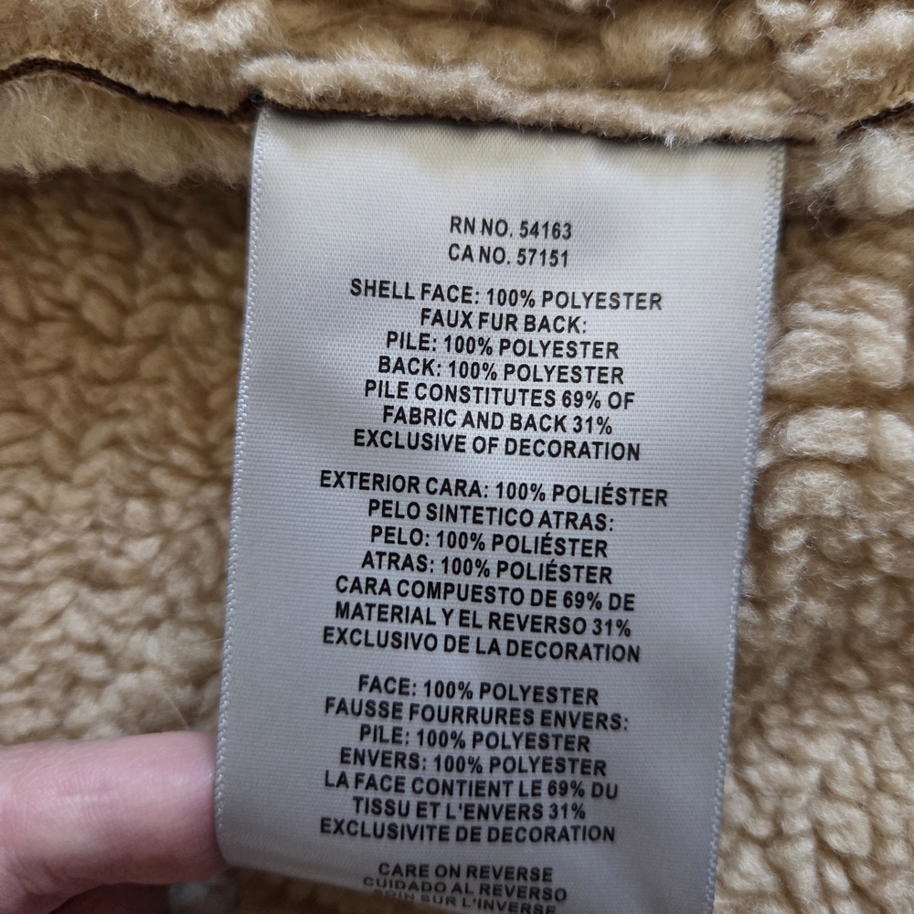 Levi's Brown Sherpa Lined Jacket - Picture 6 of 6